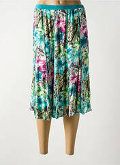 Jupe mi-longue bleu FRANCE RIVOIRE pour femme seconde vue