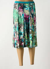 Jupe mi-longue bleu GUY DUBOUIS pour femme seconde vue