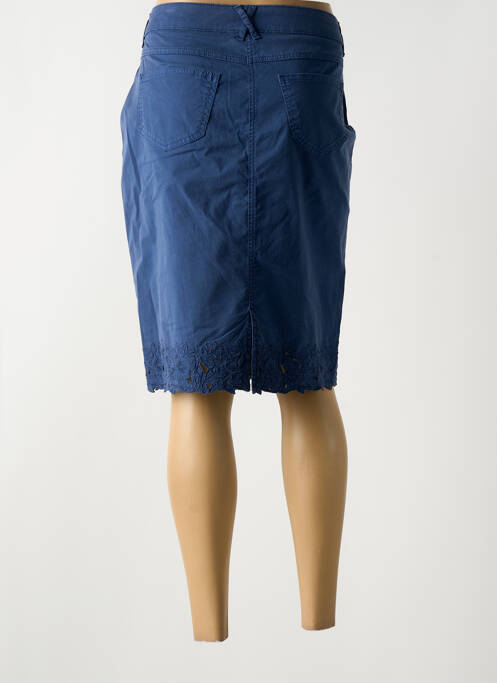 Jupe mi-longue bleu MERI & ESCA pour femme