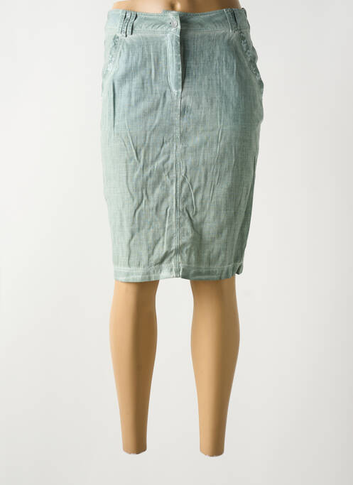 Jupe mi-longue vert MERI & ESCA pour femme