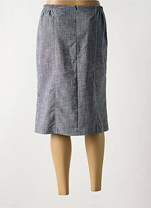 Jupe mi-longue taille haute gris GUY DUBOUIS femme