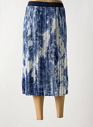Jupe mi-longue taille normale bleu MERI & ESCA femme