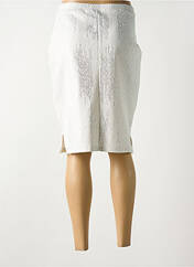 Jupe mi-longue blanc FRANCE RIVIERE pour femme seconde vue