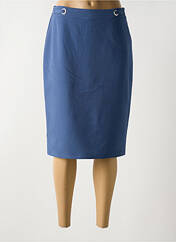 Jupe mi-longue bleu GUY DUBOUIS pour femme seconde vue