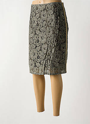 Jupe mi-longue vert MERI & ESCA pour femme