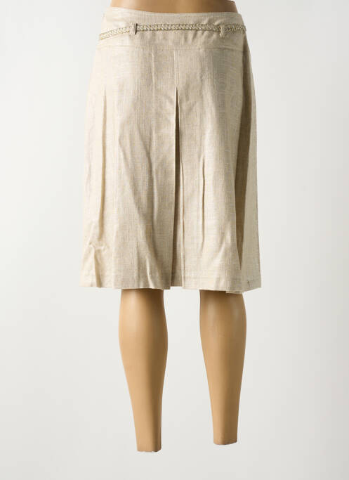Jupe mi-longue beige GREGORY PAT pour femme