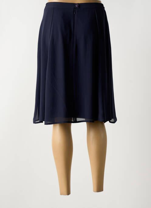 Jupe mi-longue bleu GUY DUBOUIS pour femme