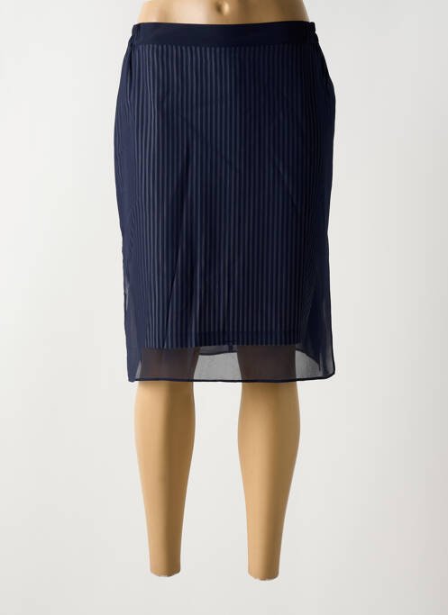 Jupe mi-longue bleu MERI & ESCA pour femme