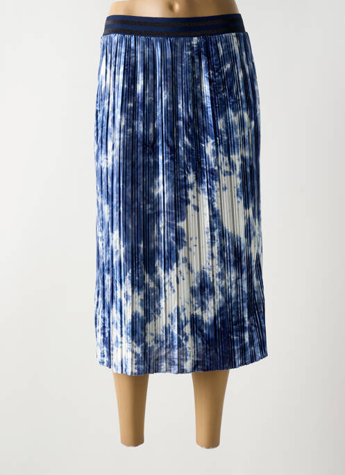 Jupe mi-longue bleu MERI & ESCA pour femme