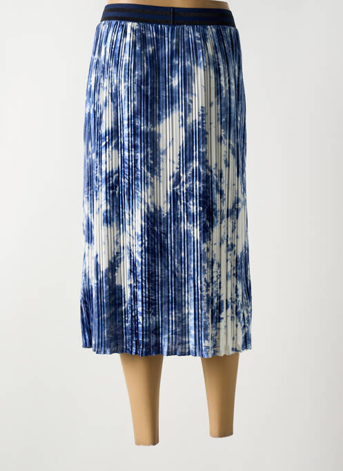 Jupe mi-longue bleu MERI & ESCA pour femme