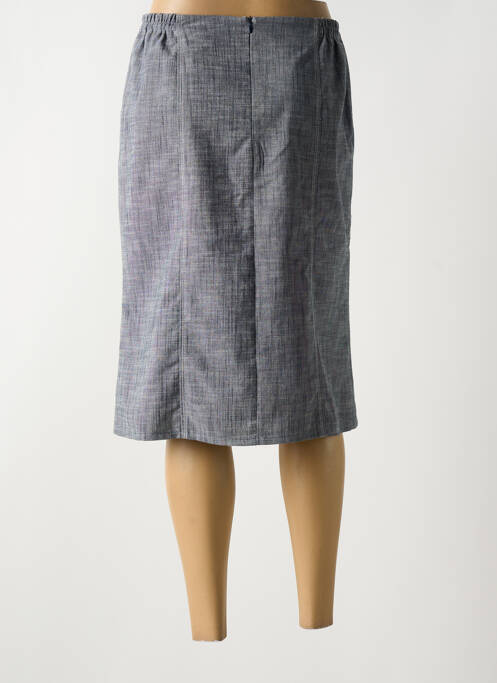 Jupe mi-longue gris GUY DUBOUIS femme