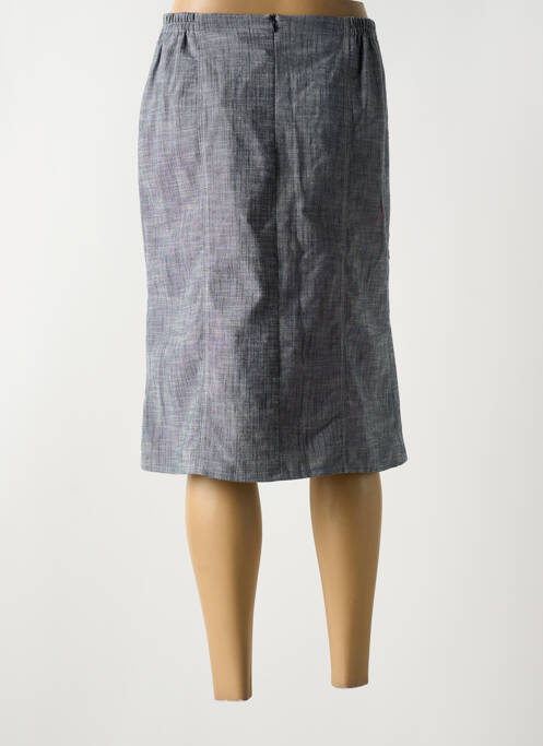 Jupe mi-longue gris GUY DUBOUIS pour femme