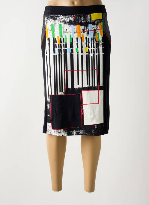 Jupe mi-longue noir LISA CHESNAY pour femme