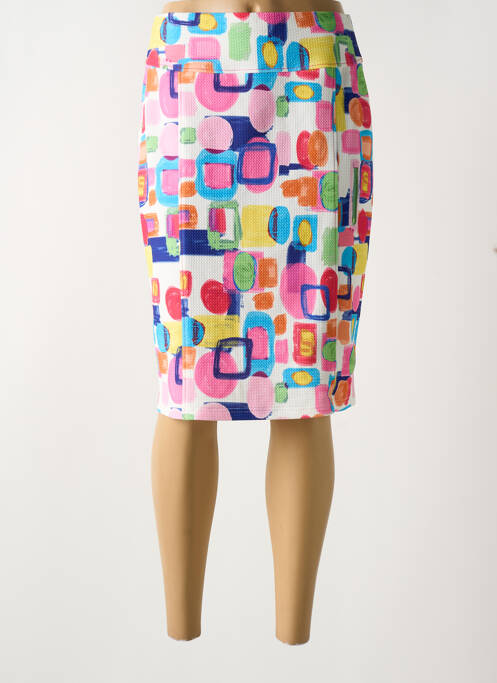 Jupe mi-longue rose MERI & ESCA pour femme