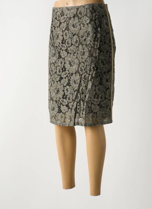 Jupe mi-longue vert MERI & ESCA pour femme