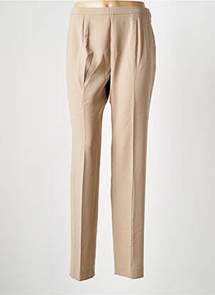 Pantalon droit poches beige GUY DUBOUIS femme
