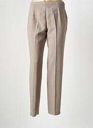 Pantalon droit beige GUY DUBOUIS femme