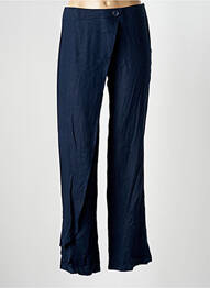 Pantalon droit taille élastique bleu MERI & ESCA femme