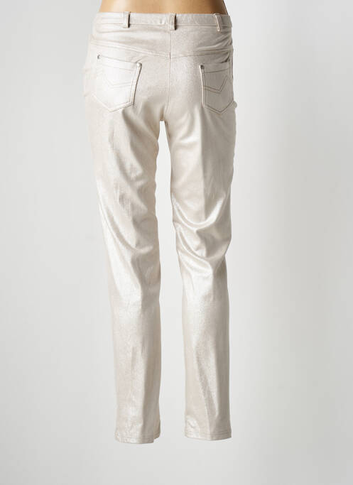 Pantalon slim taille élastique argent MERI & ESCA femme