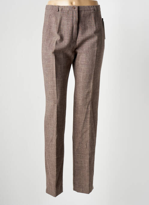 Pantalon droit beige GUY DUBOUIS pour femme