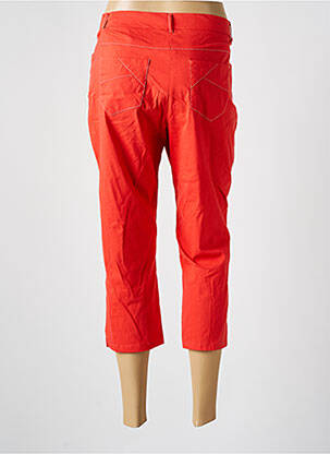 Pantacourt stretch taille normale orange GUY DUBOUIS femme