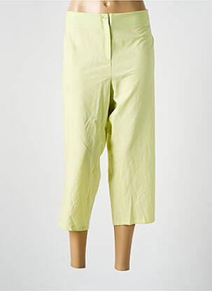 Pantacourt taille normale taille normale vert GUY DUBOUIS femme