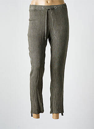 Pantalon 7/8 taille élastique taille normale gris MERI & ESCA femme