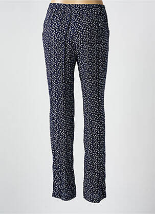 Pantalon slim taille élastique taille normale bleu GUY DUBOUIS femme