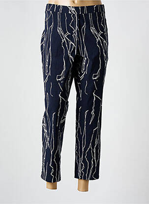 Jegging tissage popeline taille normale bleu GUY DUBOUIS femme