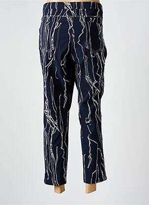 Jegging tissage popeline taille normale bleu GUY DUBOUIS femme