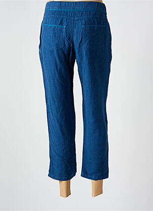 Pantalon 7/8 taille élastique taille normale bleu MERI & ESCA femme