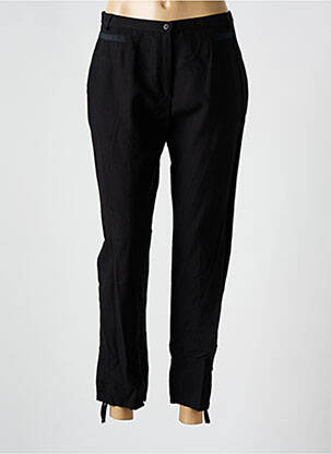 Pantalon 7/8 taille haute taille haute noir MERI & ESCA femme