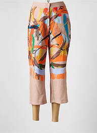 Pantacourt taille haute taille haute orange MERI & ESCA femme