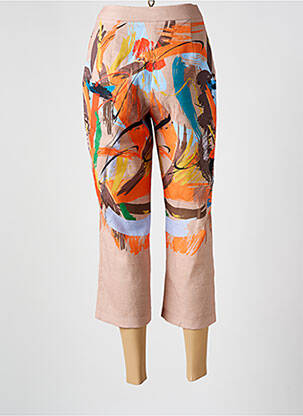 Pantacourt taille haute taille haute orange MERI & ESCA femme