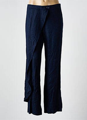 Pantalon droit taille haute taille haute bleu MERI & ESCA femme