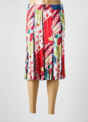 Jupe mi-longue rouge FRANCE RIVOIRE pour femme seconde vue