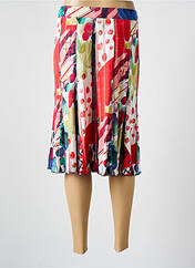 Jupe mi-longue rouge FRANCE RIVOIRE pour femme seconde vue