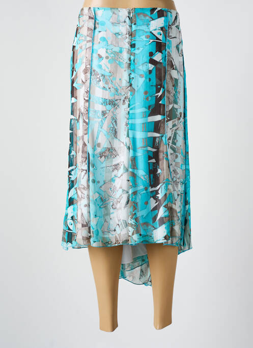 Jupe mi-longue bleu FRANCE RIVOIRE pour femme