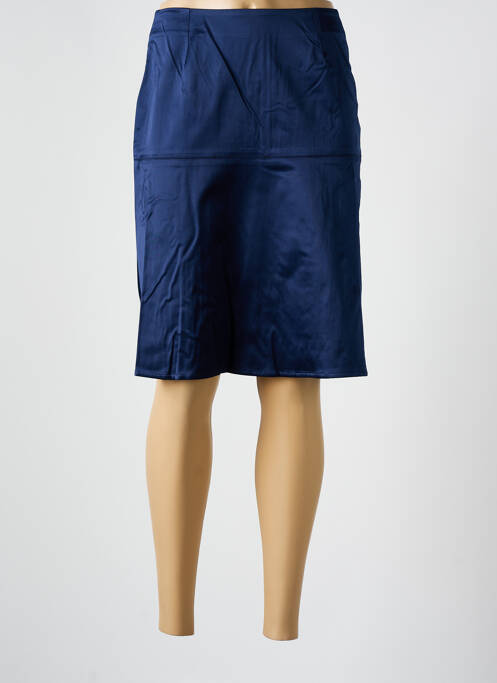 Jupe mi-longue bleu GREGORY PAT pour femme