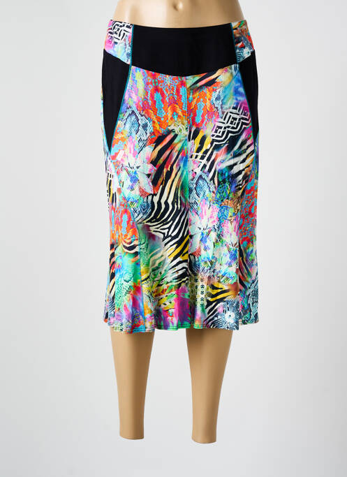 Jupe mi-longue noir GUY DUBOUIS pour femme