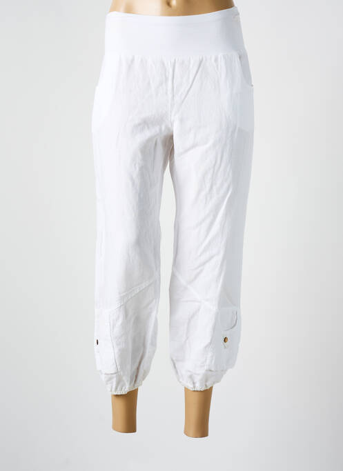 Pantacourt blanc MERI & ESCA pour femme