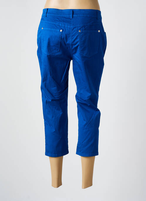 Pantacourt bleu GUY DUBOUIS pour femme