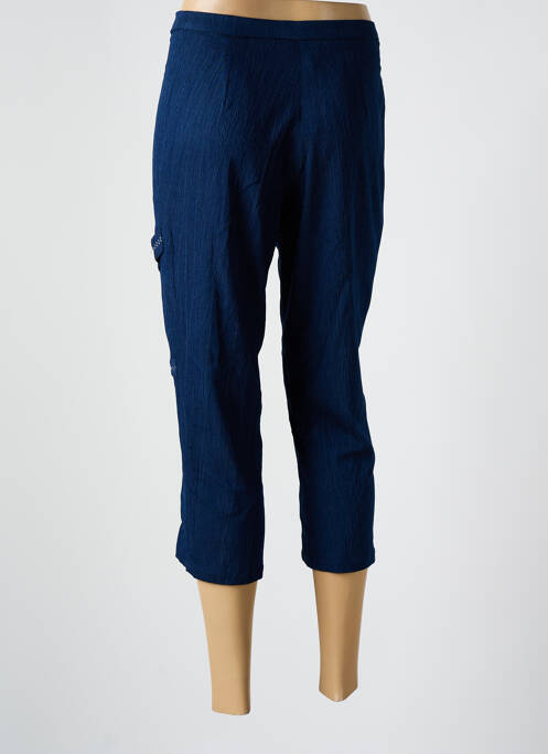 Pantacourt bleu GUY DUBOUIS femme