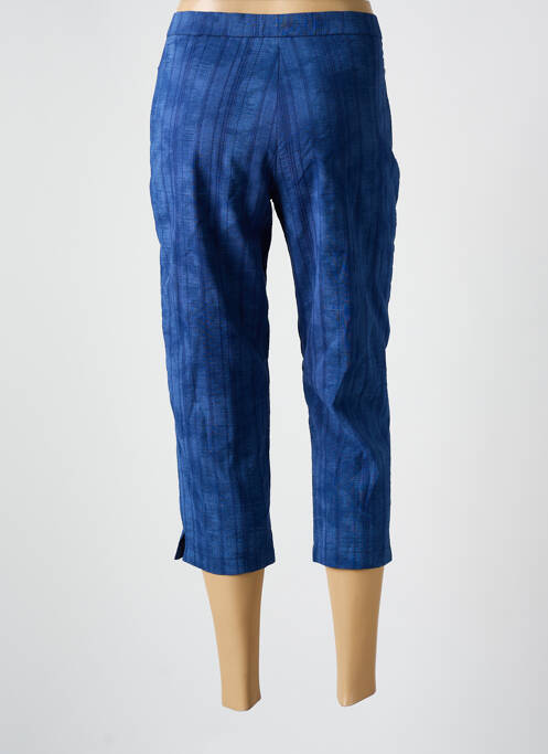 Pantacourt bleu GUY DUBOUIS pour femme