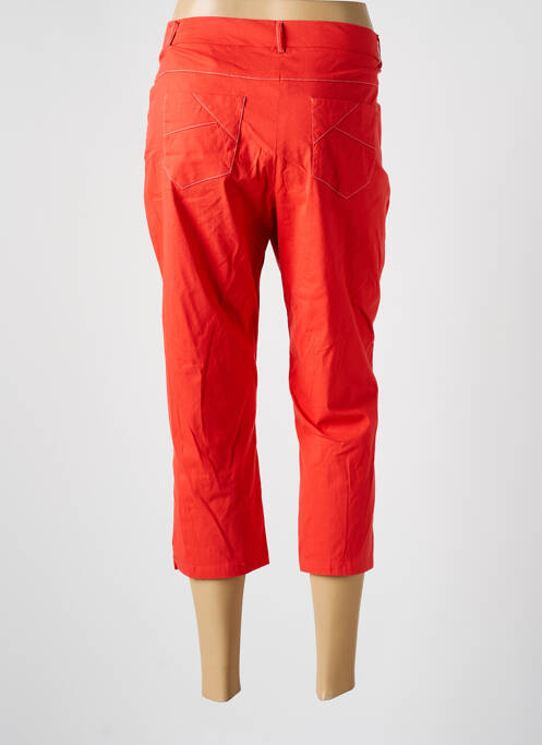 Pantacourt orange GUY DUBOUIS pour femme