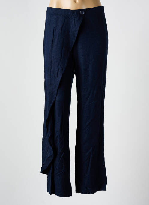 Pantalon droit bleu MERI & ESCA pour femme