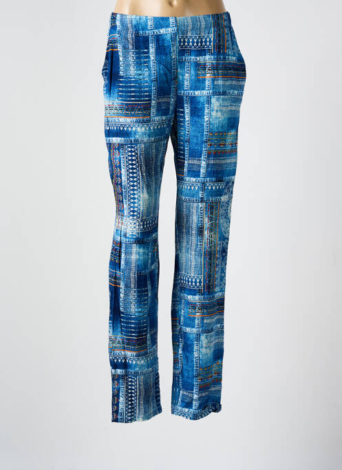 Pantalon slim bleu GUY DUBOUIS pour femme