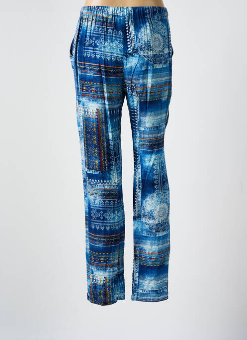 Pantalon slim bleu GUY DUBOUIS pour femme