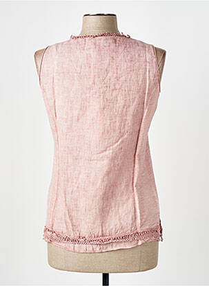 Top stretch sans manche rose MERI & ESCA femme
