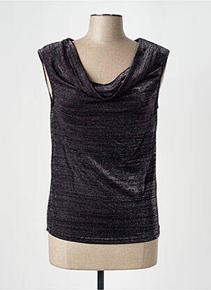 Top stretch sans manche noir MERI & ESCA femme